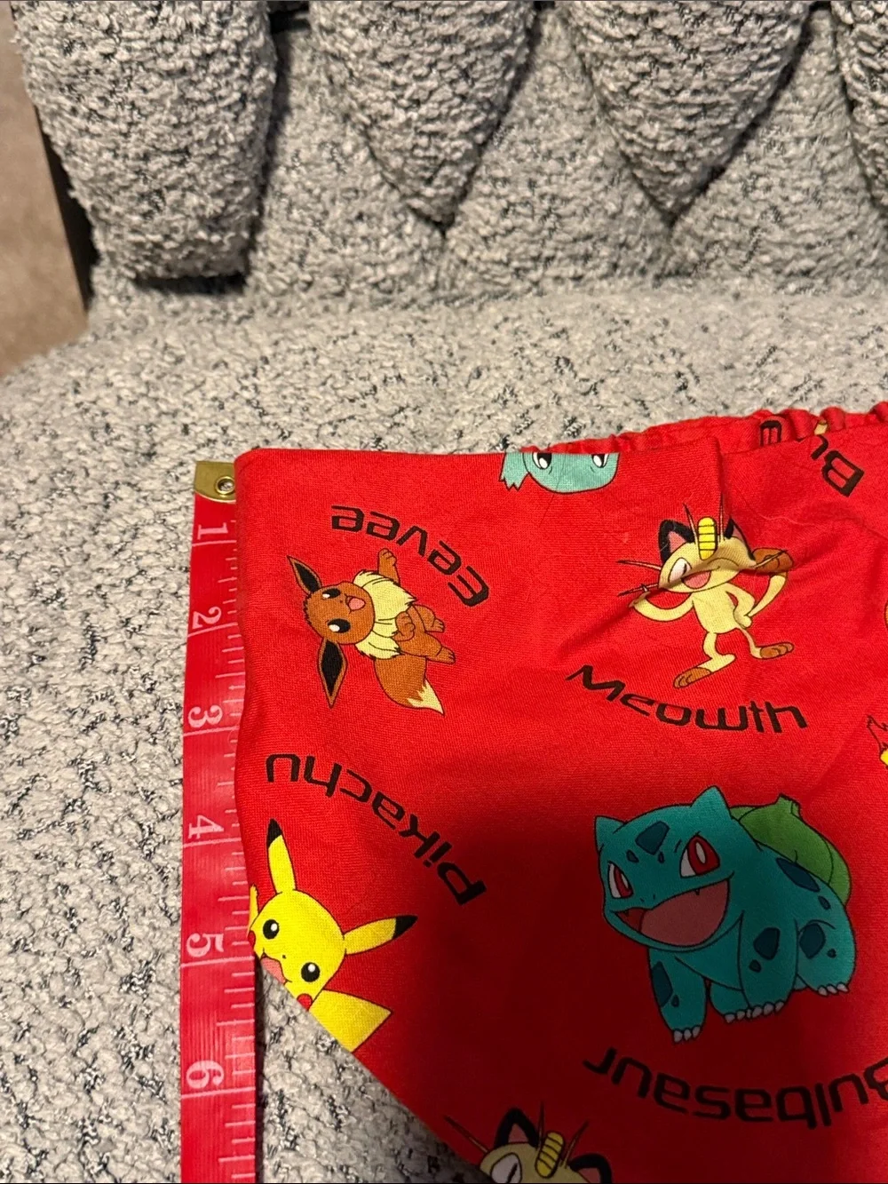 Handmade Pokémon elastic dog bandana